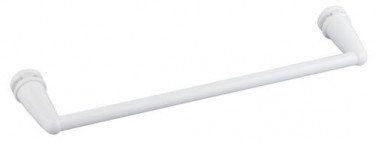 Porte-serviettes universel blanc pour radiateur sèche-serviettes - Longueur 500mm