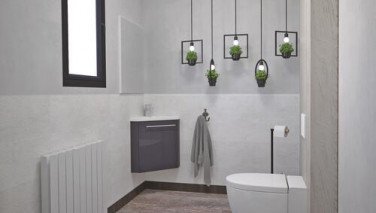 Meuble lave-mains d'angle anthracite cuzco - BATHROOM THERAPY